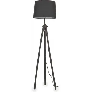 Торшер на тринозі Ideal lux York PT1 Nero (121437)