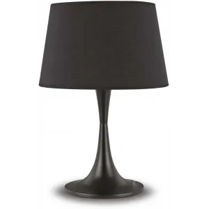 Декоративна настільна лампа Ideal lux London TL1 Big Nero (110455)