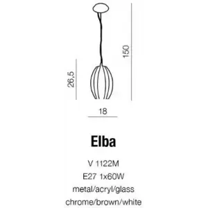 Люстра-підвіс Azzardo Elba Pendant V1122M (AZ0158)