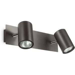Спот з двома лампами Ideal lux Spot AP2 Nero (156743)