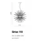 Люстра AZZARDO SIRIUS AZ2117