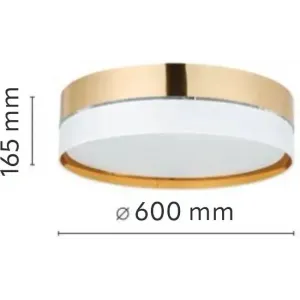 Стельовий світильник TK Lighting HILTON GOLD 4773