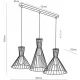 Люстра-підвіс TK LIGHTING 3352