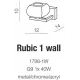 Кришталеве бра Azzardo Rubic 1 Wall 1798-1W (AZ0488)