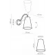 Бра декоративне TK LIGHTING 826