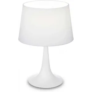 Декоративна настільна лампа Ideal lux London TL1 Small Bianco (110530)