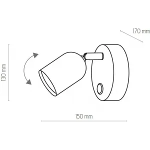 Бра спрямованого світла TK LIGHTING 4411