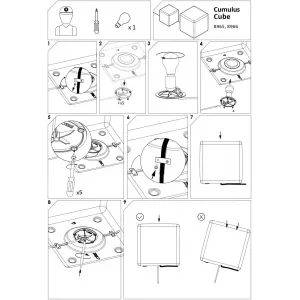Декоративний вуличний світильник Nowodvorski 8966 Cumulus Cube M
