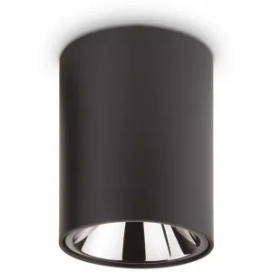 Точковий накладний світильник Ideal lux 206004 Nitro 10W Round Nero