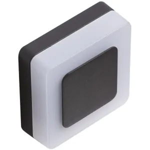 Вуличний стельовий світильник Azzardo AZ4462 ENOK SQUARE WALL 4000K BK