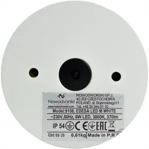 Стельовий вуличний світильник Nowodvorski 9108 Edesa LED M