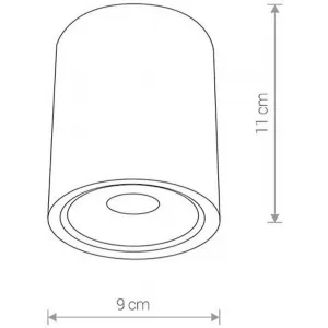 Стельовий вуличний світильник Nowodvorski 9108 Edesa LED M