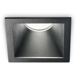 Точковий врізний світильник Ideal lux Game Square Black Black (192383)