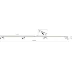 Спот-система Nowodvorski 7752 MONO VIII 2X200 WHITE PL