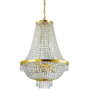 Кришталева люстра Ideal lux Caesar SP12 Oro (114743)