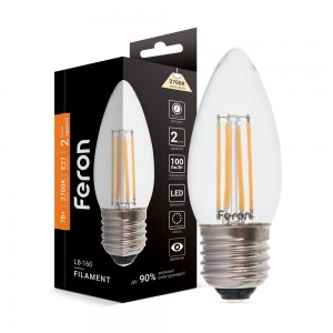 Світлодіодна лампа Feron Filament LB-160 7Вт E27 2700K