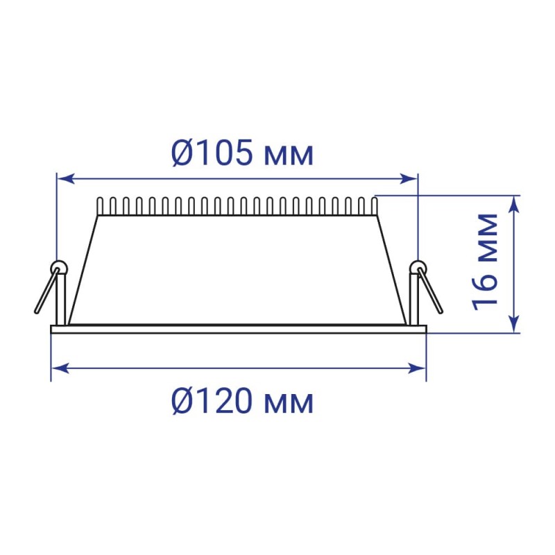 Світлодіодний світильник Feron AL510-1 6Вт 4000K