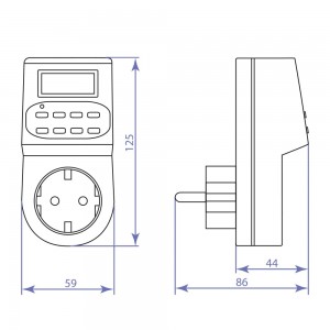 Розетка з таймером Feron TM22