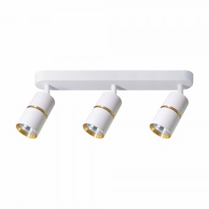 Накладний поворотний світильник Ardero ML312-3 BAMBOO під лампу білий золото