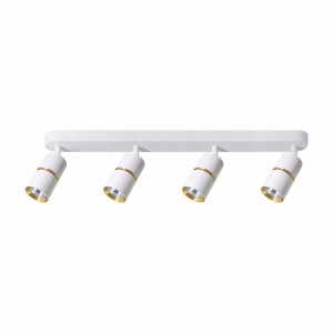 Накладний поворотний світильник Ardero ML312-4 BAMBOO під лампу білий золото