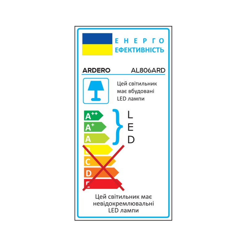 Світлодіодний накладний світильник Ardero AL806ARD 45Вт 5000K білий