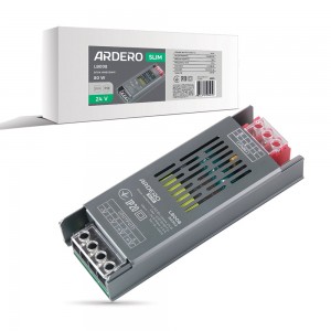 Блок живлення для LED стрічки Ardero LB008 24В 80Вт IP20 (80303)