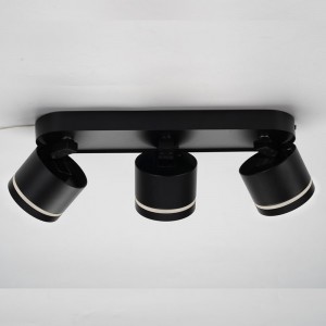 Накладний поворотний світильник Ardero ML418-3 під лампу чорний