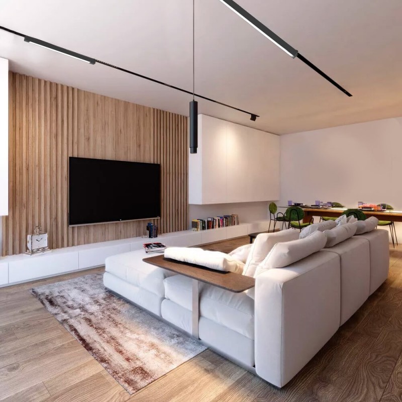 Світлодіодний трековий світильник Ardero AL122 40Вт 4000K чорний