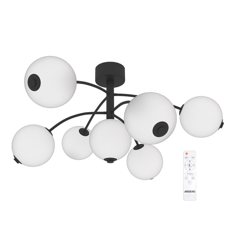 Світлодіодний світильник Ardero AL6477-1ARD PRIMA NERO 60Вт чорний