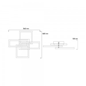 Світлодіодний світильник Ardero AL6494-1ARD URBAN W 75Вт білий