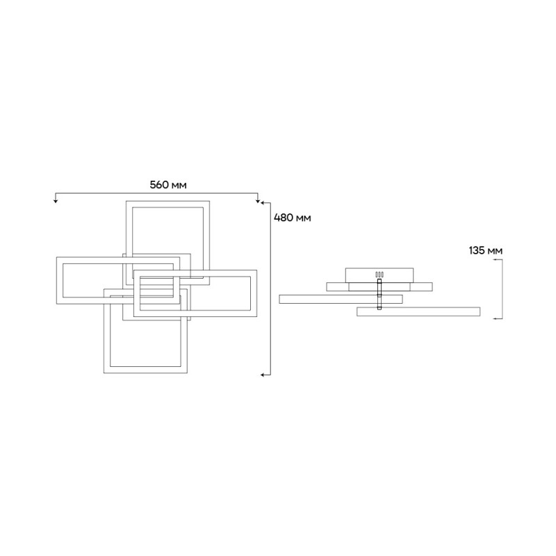 Світлодіодний світильник Ardero AL6494-1ARD URBAN W 75Вт білий