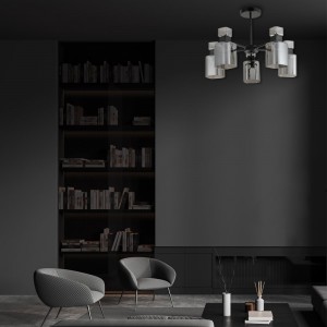 Накладний світильник Ardero BL1150-1 OLIVIA під лампу чорний