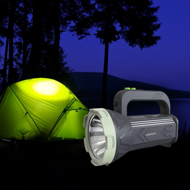 Акумуляторний світлодіодний ліхтар Ledcoin EL306 4Вт сірий