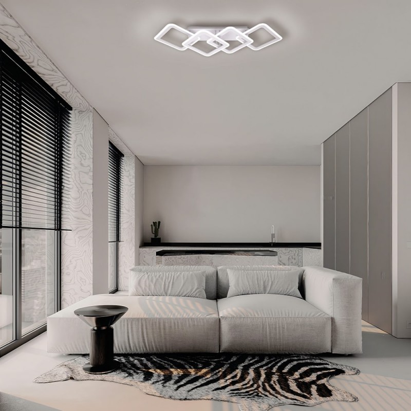 Світлодіодна накладна люстра Ardero AL6144ARD MADEIRA 72Вт білий