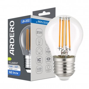 Світлодіодна лампа Ardero LB-202 7,6Вт E27 4000K