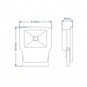 Світлодіодний прожектор Feron LL-471 100Вт 6400K чорний