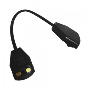 Конектор гнучкий Feron LD1022 чорний