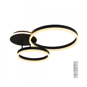 Світлодіодна накладна люстра Ardero AL6330ARD JUPITER M 70Вт чорний