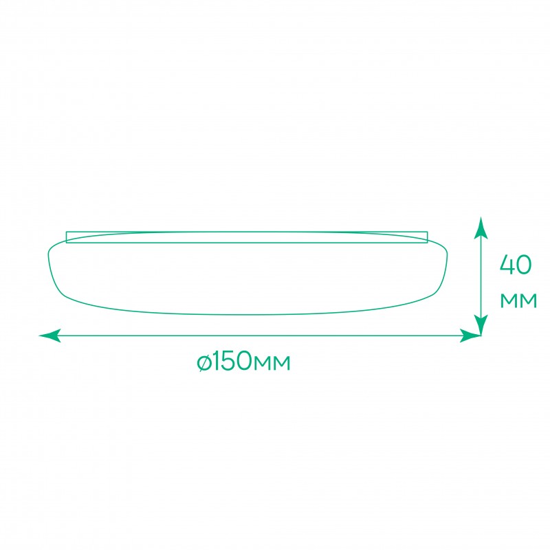 Світлодіодний накладний світильник Ardero AL801ARD 18Вт 5000K білий