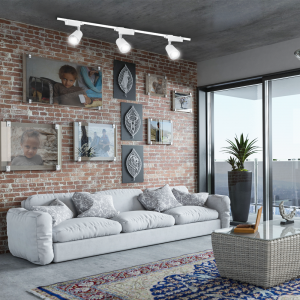 Світлодіодний трековий світильник Feron AL100 30Вт 4000K чорний