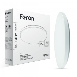 Світлодіодний накладний світильник Feron AL533 14Вт 6500K білий