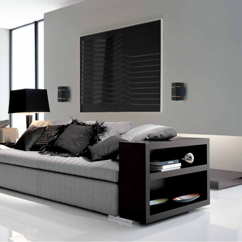 Накладний світильник Feron AL8002 під лампу чорний