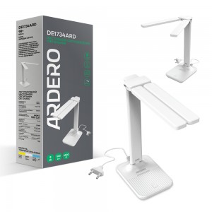 Світлодіодний настільний світильник Ardero DE1734ARD 9Вт 6500K білий