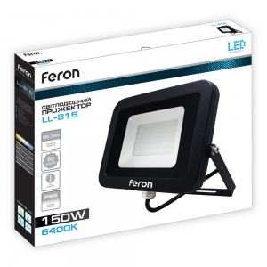 Світлодіодний прожектор Feron LL-815 150Вт 6400K чорний