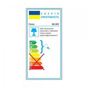 Накладний поворотний світильник Feron ML382 під лампу чорний