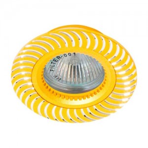 Вбудований світильник Feron GS-M392 під лампу золото