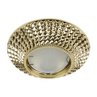 Вбудований світильник Feron CD003 під лампу золото