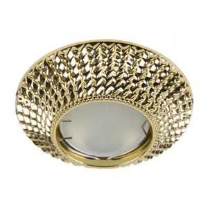 Вбудований світильник Feron CD003 під лампу золото