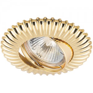 Вбудований світильник Feron DL6213 під лампу золото