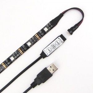 Світлодіодна стрічка Feron LS708 USB 7.2Вт/м RGB